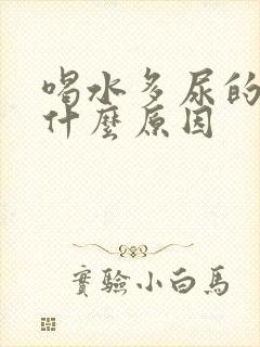 喝水多尿的少是什么原因