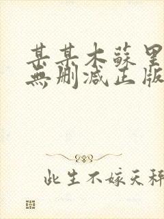 某某木苏里小说无删减正版在线阅读