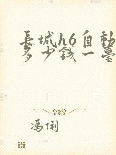 长城h6自动挡多少钱一台18款