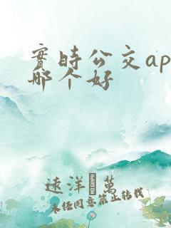 实时公交app哪个好