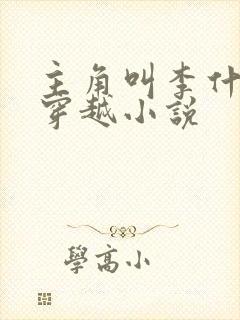 主角叫李什么的穿越小说