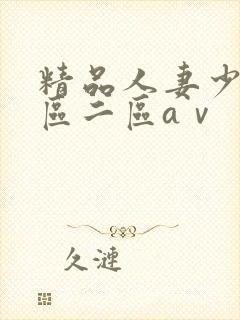 精品人妻少妇一区二区aⅴ