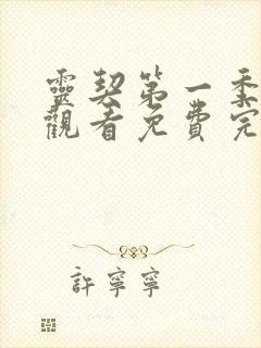 灵契第一季在线观看免费完整