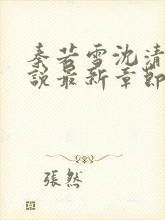 秦若雪沈清河小说最新章节免费阅读