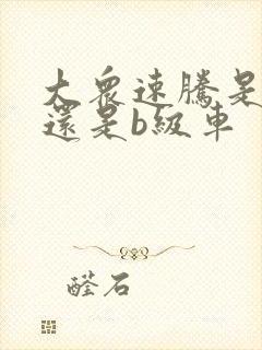 大众速腾是a级还是b级车