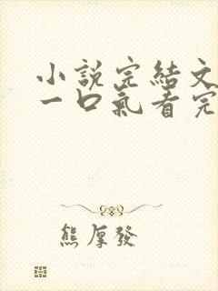 小说完结文虐文一口气看完