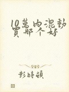 10万内混动车买哪个好