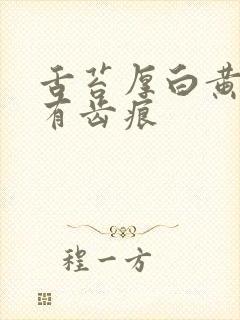 舌苔厚白黄舌边有齿痕