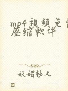 mp4视频免费压缩软件