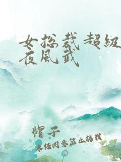 女总裁超级兵王夜风武