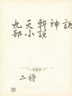 九天斩神诀的全部小说