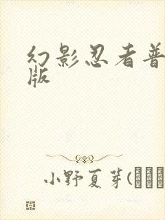 幻影忍者普通话版