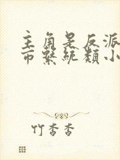 主角是反派的都市系统类小说