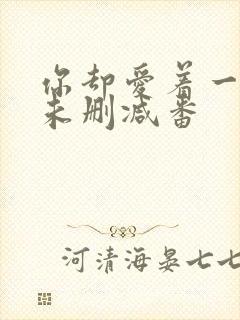 你却爱着一个他未删减番