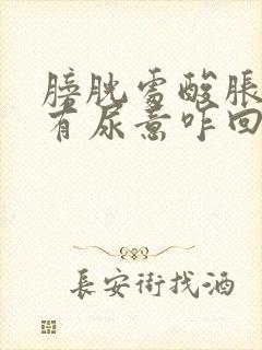 膀胱处酸胀还总有尿意咋回事