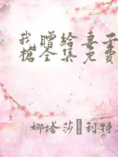 我赠给妻子红缨枪全集免费观看