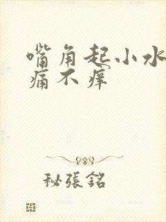 嘴角起小水泡不痛不痒