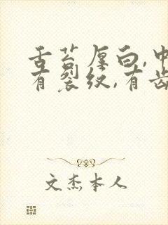 舌苔厚白,中间有裂纹,有齿痕