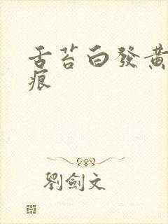 舌苔白发黄有齿痕