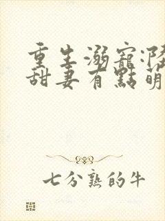 重生溺宠:陆少甜妻有点萌