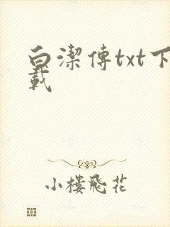 白洁传txt下载
