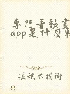 专门看动画片的app是什么软件免费