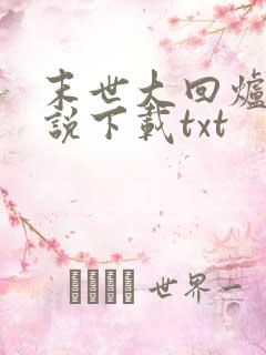 末世大回炉 小说下载txt