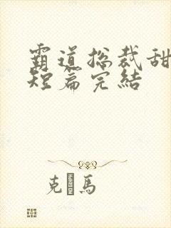 霸道总裁甜宠文短篇完结