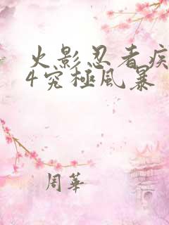 火影忍者疾风传4究极风暴