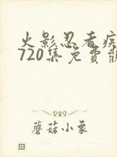 火影忍者疾风传720集免费观看