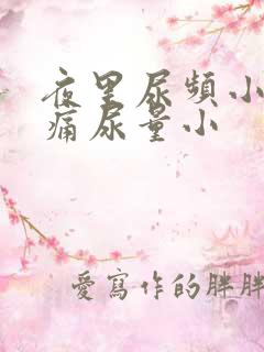 夜里尿频小腹胀痛尿量小