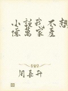 小说我不想继承亿万家产