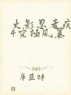 火影忍者疾风传4究极风暴