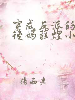 穿成反派的恶毒后妈薛煜小说