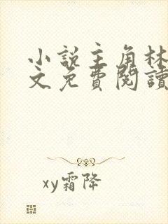 小说主角林枫全文免费阅读