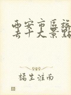 西安市区旅游必去十大景点