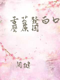 舌苔发白口苦什么原因