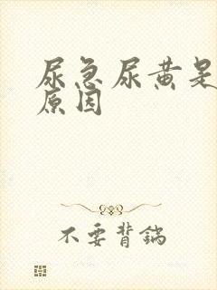 尿急尿黄是什么原因