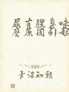 尿有腥臭味是什么原因引起的