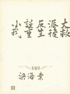 小说反派大佬让我重生后救他