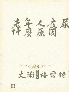 老年人夜尿频是什么原因