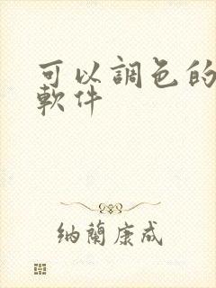 可以调色的p图软件