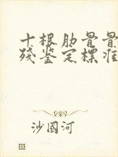 十根肋骨骨折伤残鉴定标准及赔偿