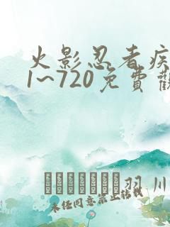 火影忍者疾风传1~720免费观看