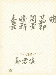 秦峰周茜胡佳云最新章节