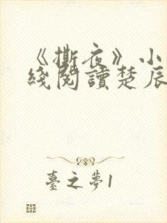 《撕夜》小说在线阅读楚辰安