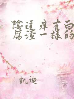 阴道痒有白色豆腐渣一样的东西