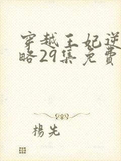 穿越王妃逆袭攻略29集免费观看