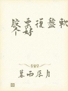 股票复盘软件哪个好