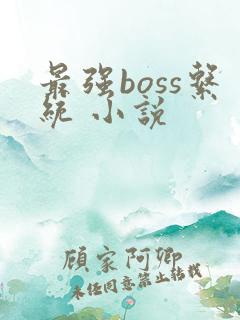 最强boss系统 小说